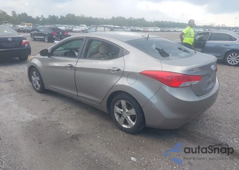 2012 Hyundai Elantra Gls z USA, uszkodzony, nr VIN 5NPDH4AE3CH110995